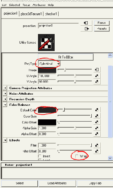 Три изменения в окне Attribute Editor (Редактор Атрибутов) проекции локализуют эффект свечения