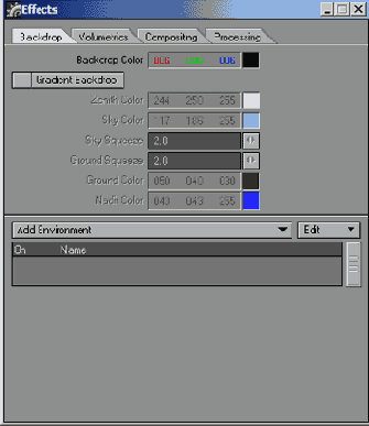   Effects   HDRI